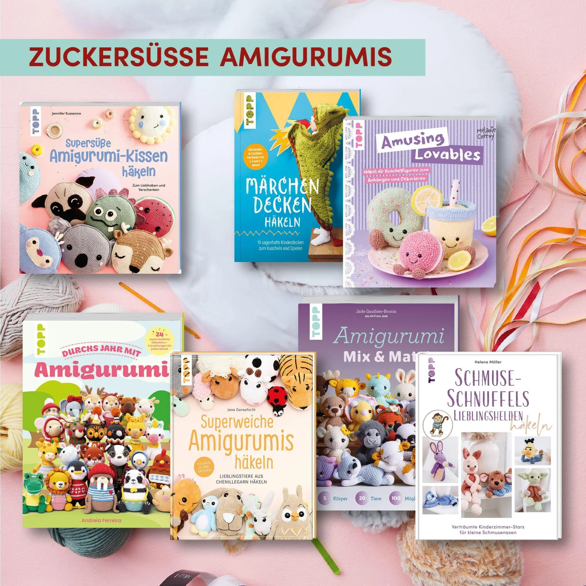 Bild: 9783735872494 | Supersüße Amigurumi-Kissen häkeln | Zum Liebhaben und Verschenken