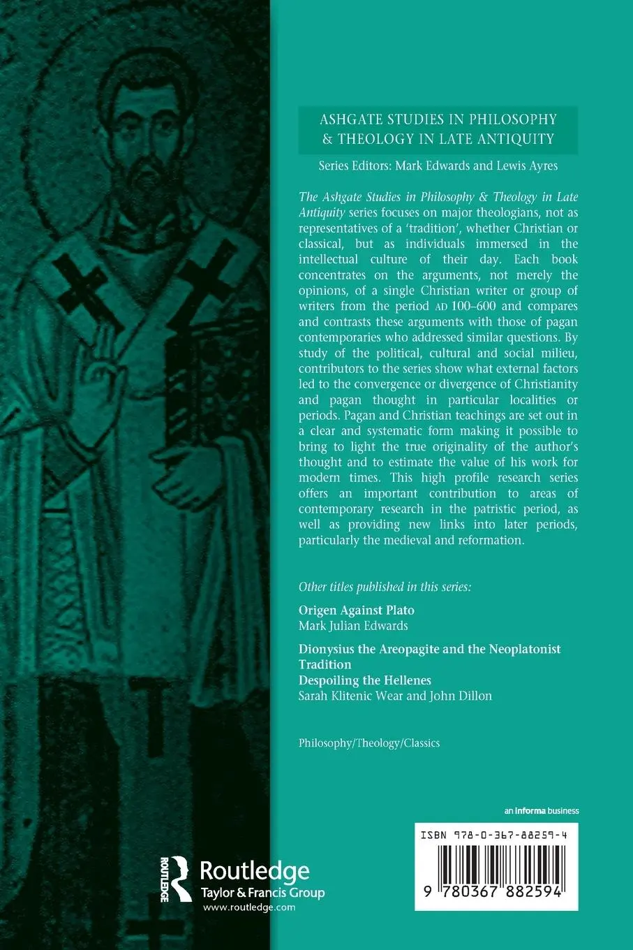 Rückseite: 9780367882594 | Evagrius and Gregory | Mind, Soul and Body in the 4th Century | Buch