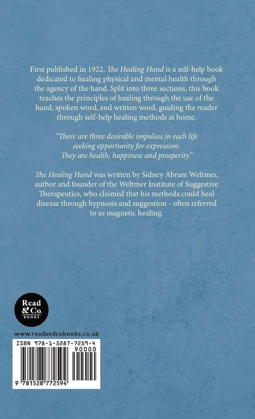Rückseite: 9781528772594 | The Healing Hand | Sidney A. Weltmer | Buch | Gebunden | Englisch