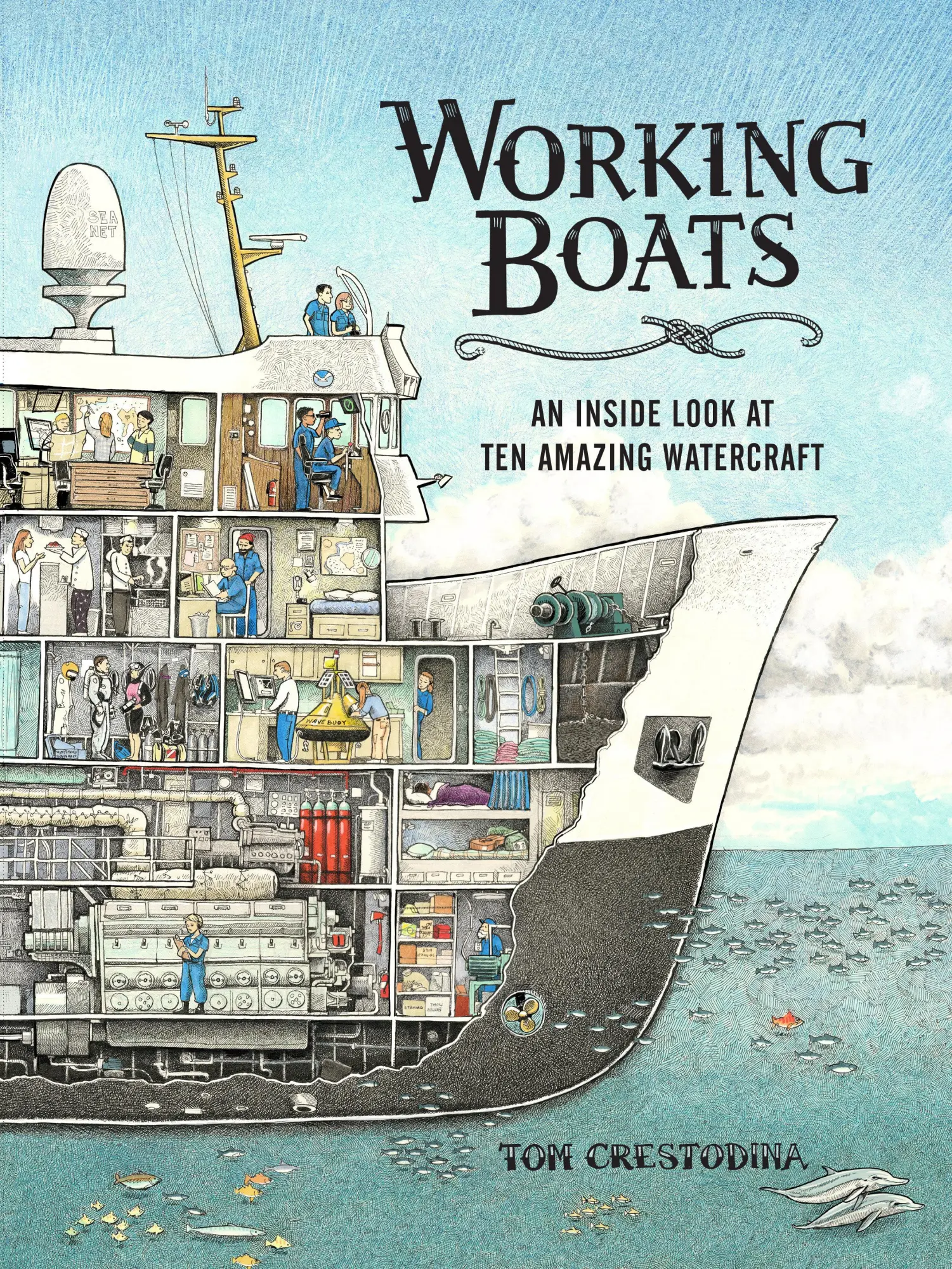 Cover: 9781632172594 | Working Boats | An Inside Look at Ten Amazing Watercraft | Crestodina