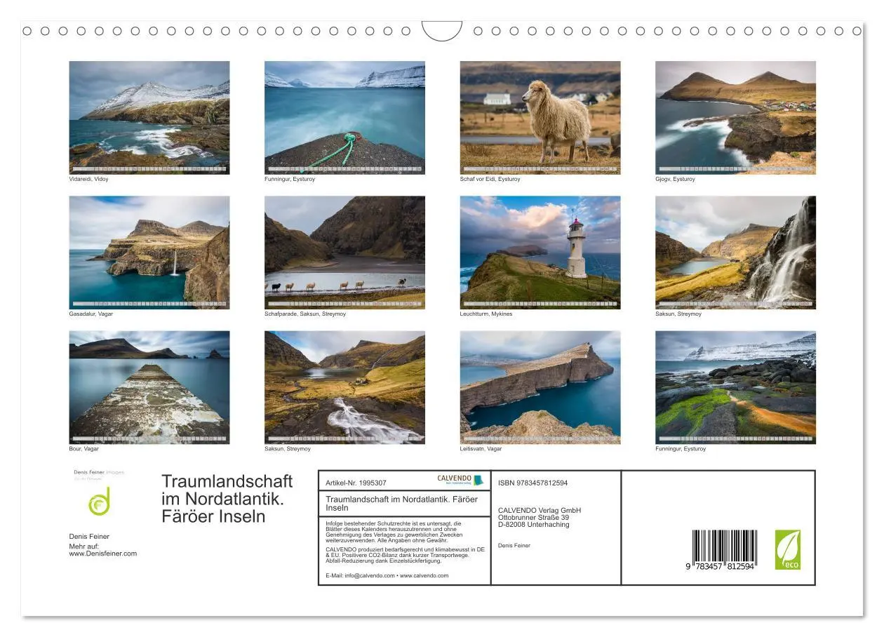 Bild: 9783457812594 | Traumlandschaft im Nordatlantik. Färöer Inseln (Wandkalender 2026...
