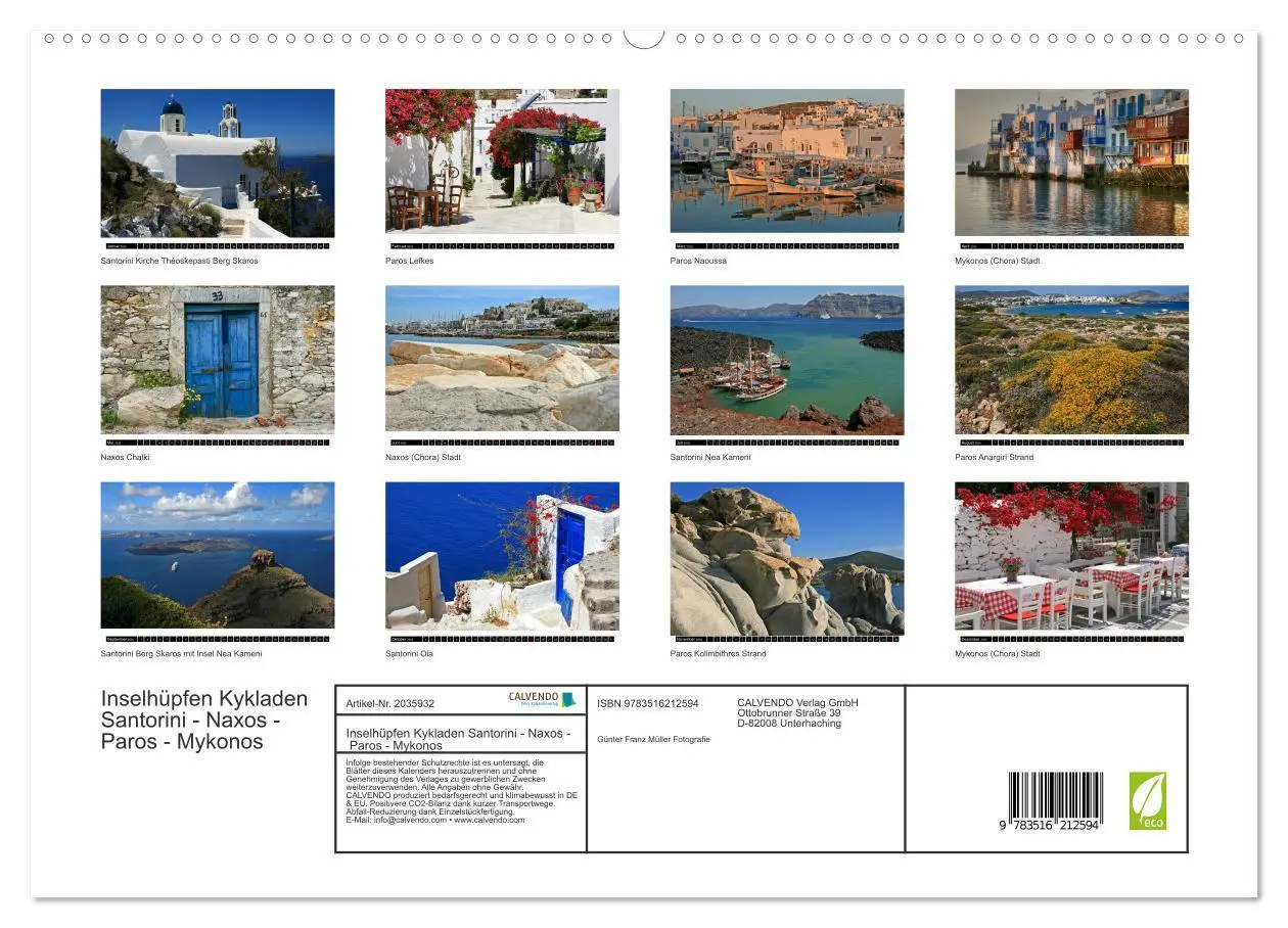 Bild: 9783516212594 | Inselhüpfen Kykladen Santorini - Naxos - Paros - Mykonos...