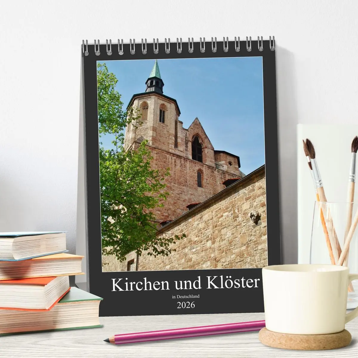 Bild: 9783516452594 | Kirchen und Klöster in Deutschland (Tischkalender 2026 DIN A5...