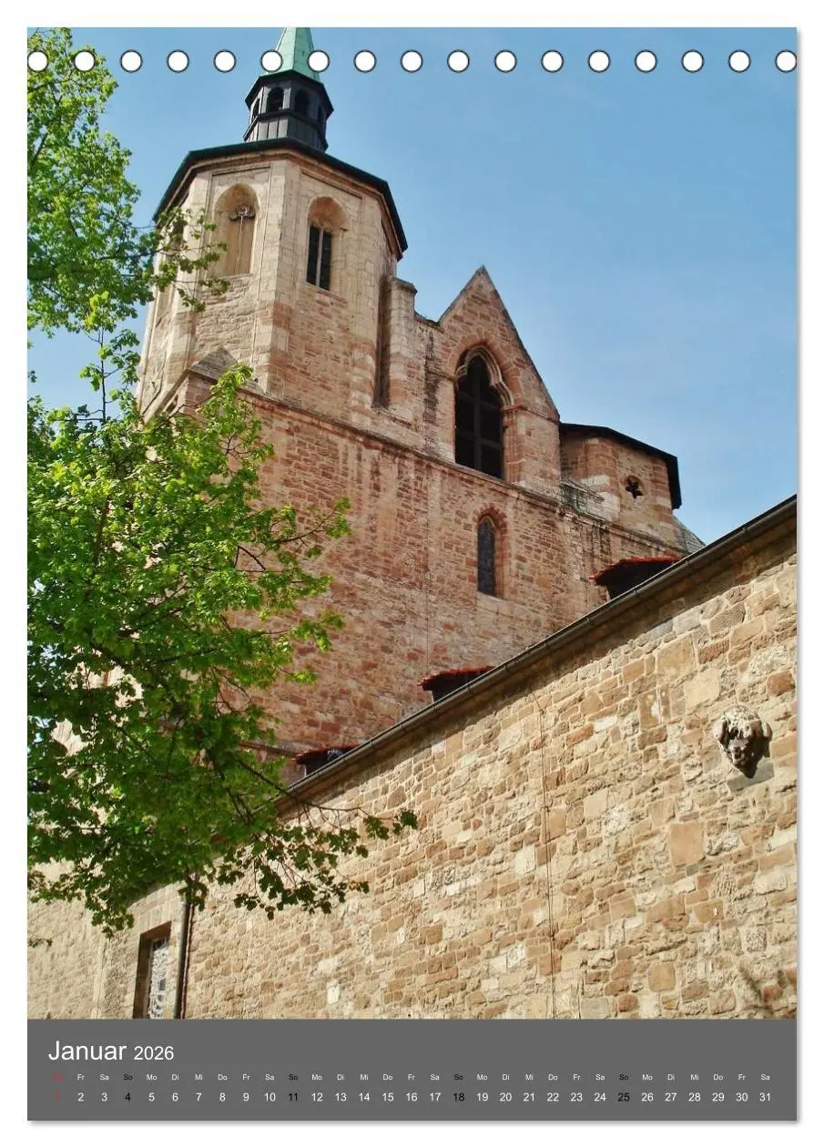 Bild: 9783516452594 | Kirchen und Klöster in Deutschland (Tischkalender 2026 DIN A5...