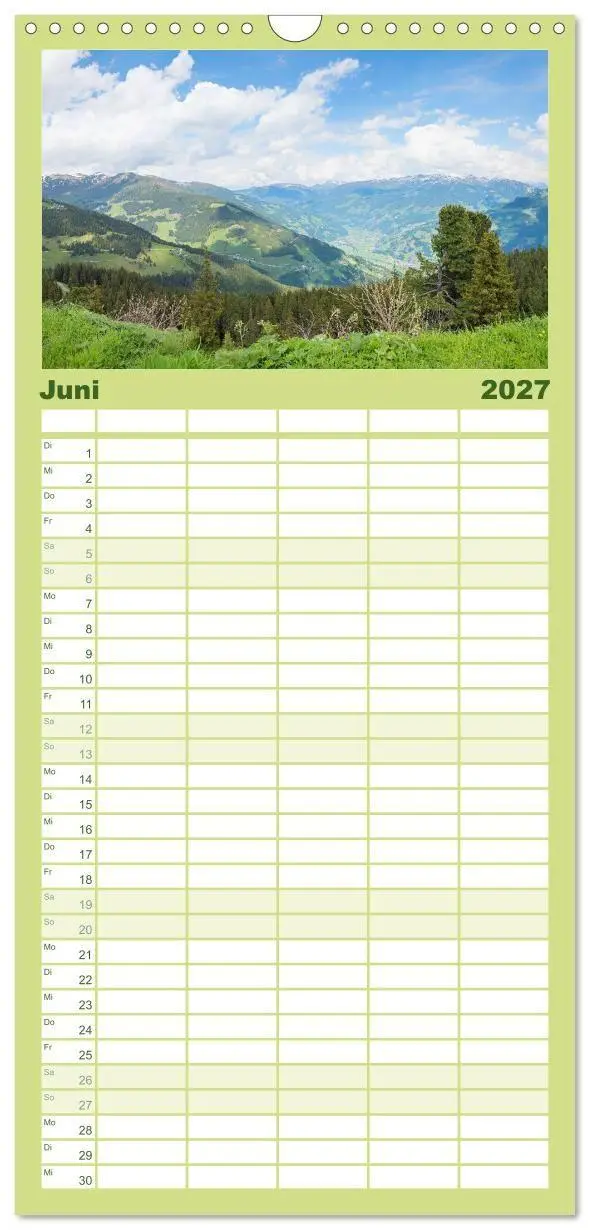 Bild: 9783594292594 | Familienplaner 2027 - Zillertal - Bergidylle rund um Mayrhofen 2027...