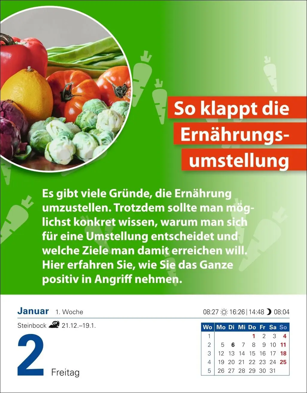 Bild: 9783756412594 | Die Ernährungs-Docs - Gesund durch das Jahr Tagesabreißkalender 2026