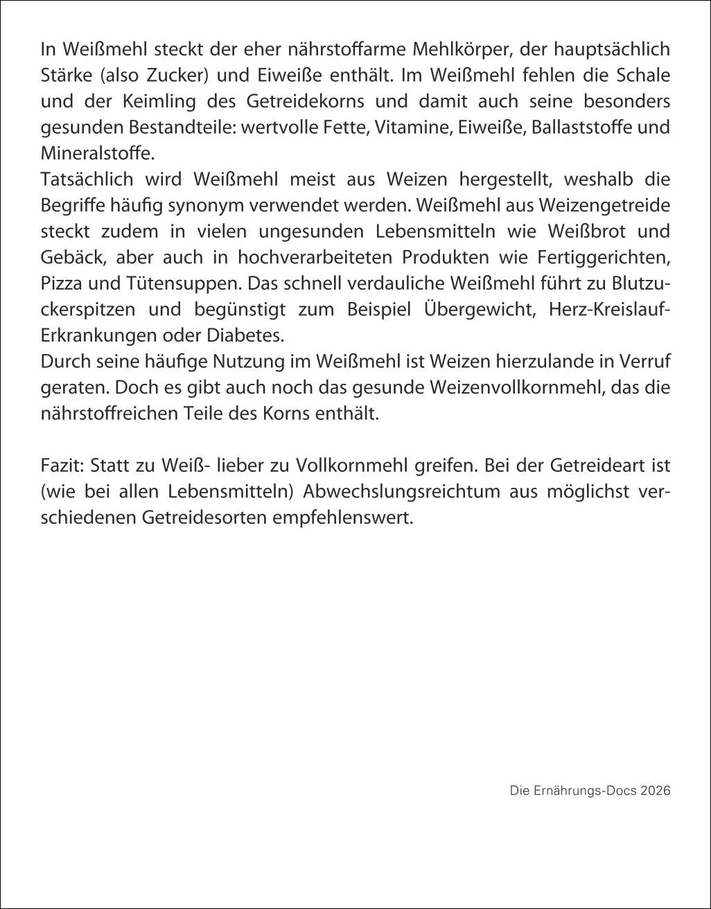 Bild: 9783756412594 | Die Ernährungs-Docs - Gesund durch das Jahr Tagesabreißkalender 2026