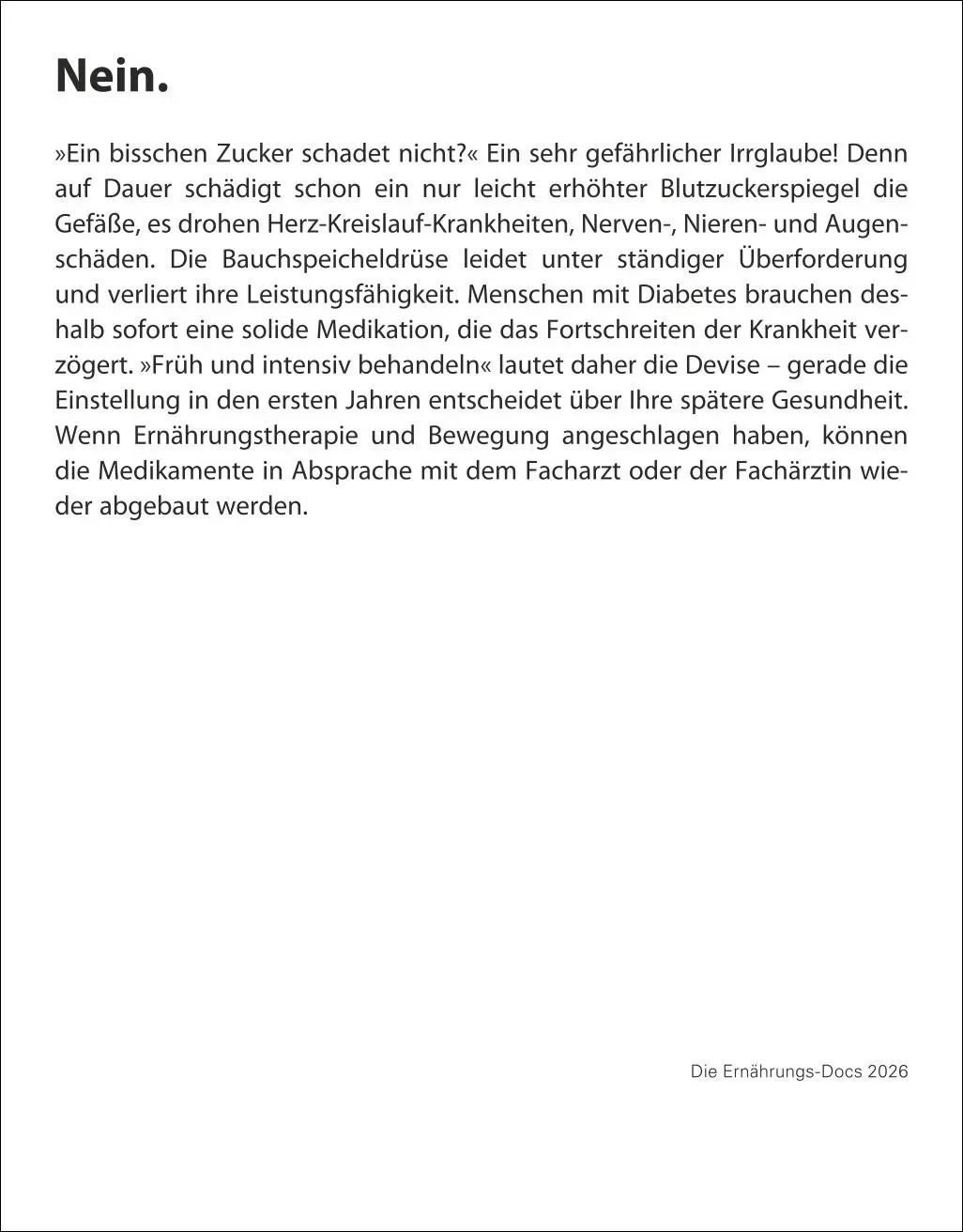 Bild: 9783756412594 | Die Ernährungs-Docs - Gesund durch das Jahr Tagesabreißkalender 2026