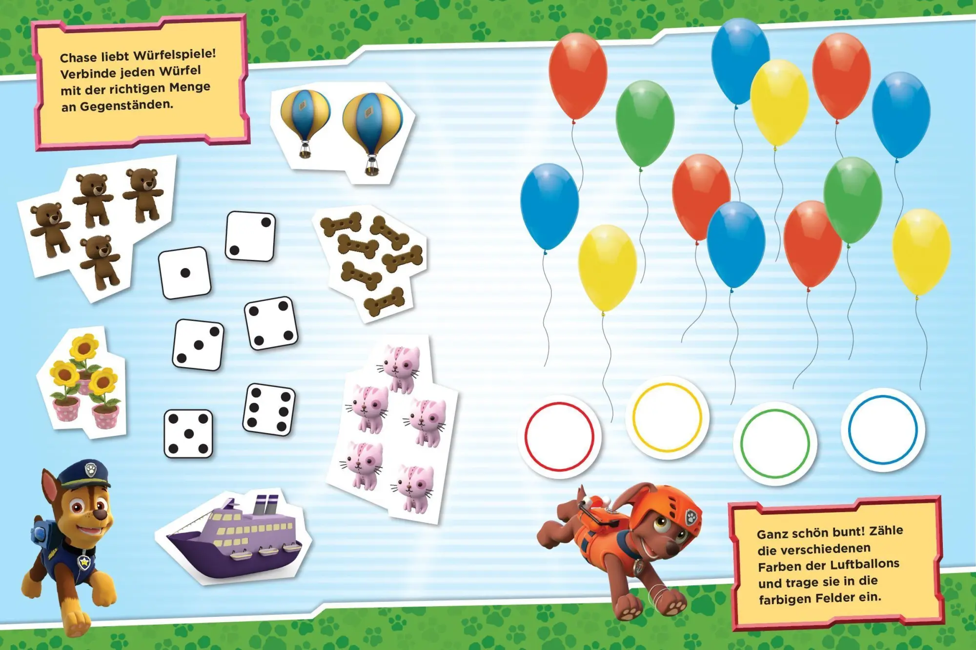 Bild: 9783849952594 | PAW Patrol Mein Lernspielheft l Erste Zahlen | Taschenbuch | 22 S.