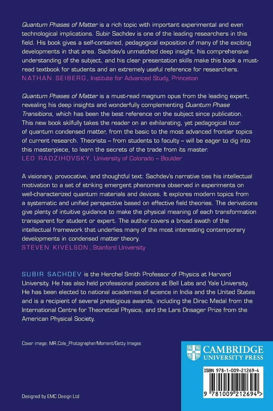 Rückseite: 9781009212694 | Quantum Phases of Matter | Subir Sachdev | Buch | Gebunden | Englisch