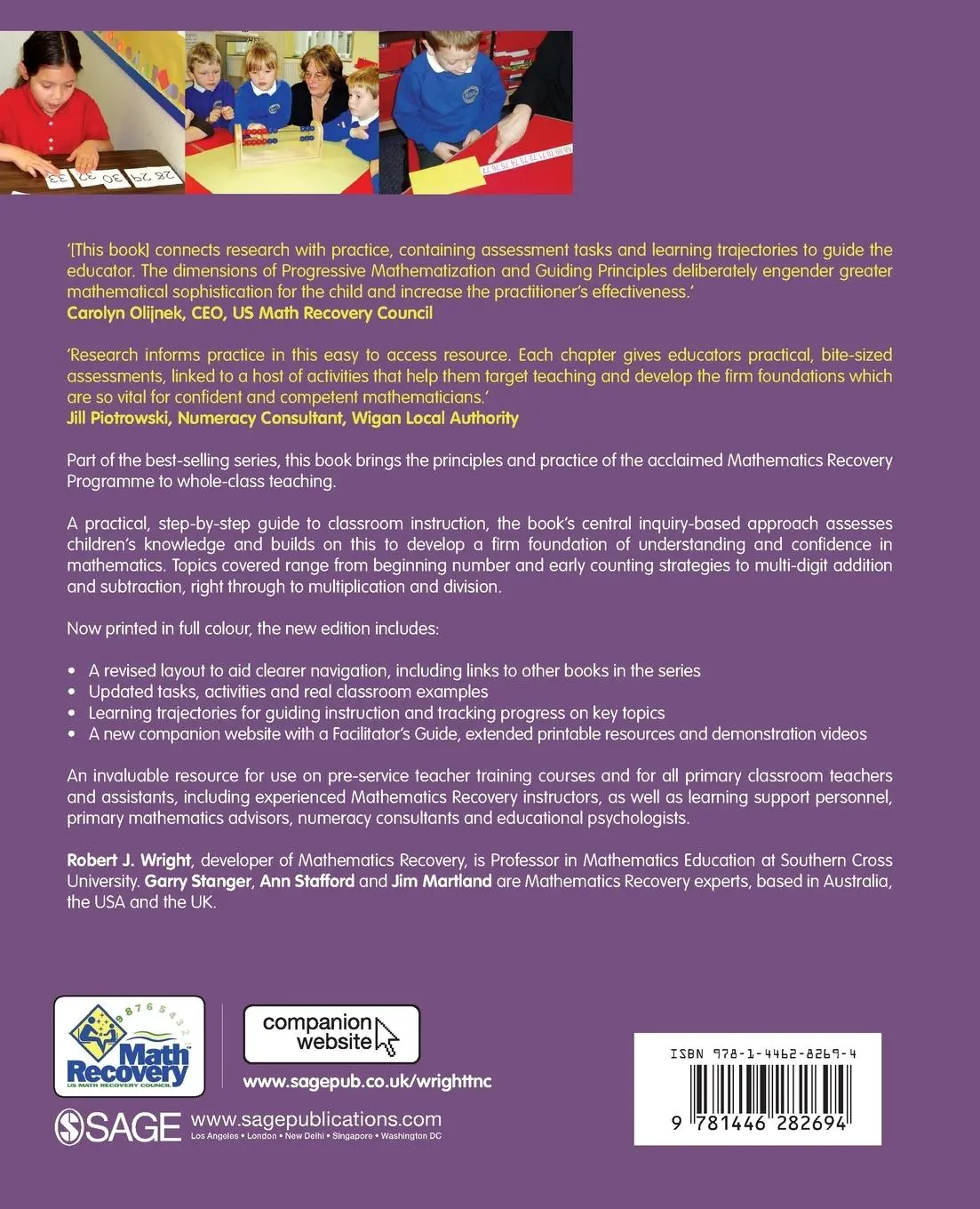 Rückseite: 9781446282694 | Teaching Number in the Classroom with 4-8 Year Olds | Wright (u. a.)