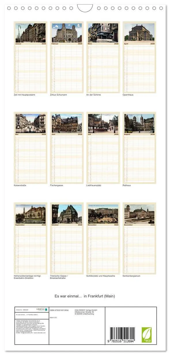 Bild: 9783516512694 | Familienplaner 2026 - Es war einmal... in Frankfurt (Main) mit 5...