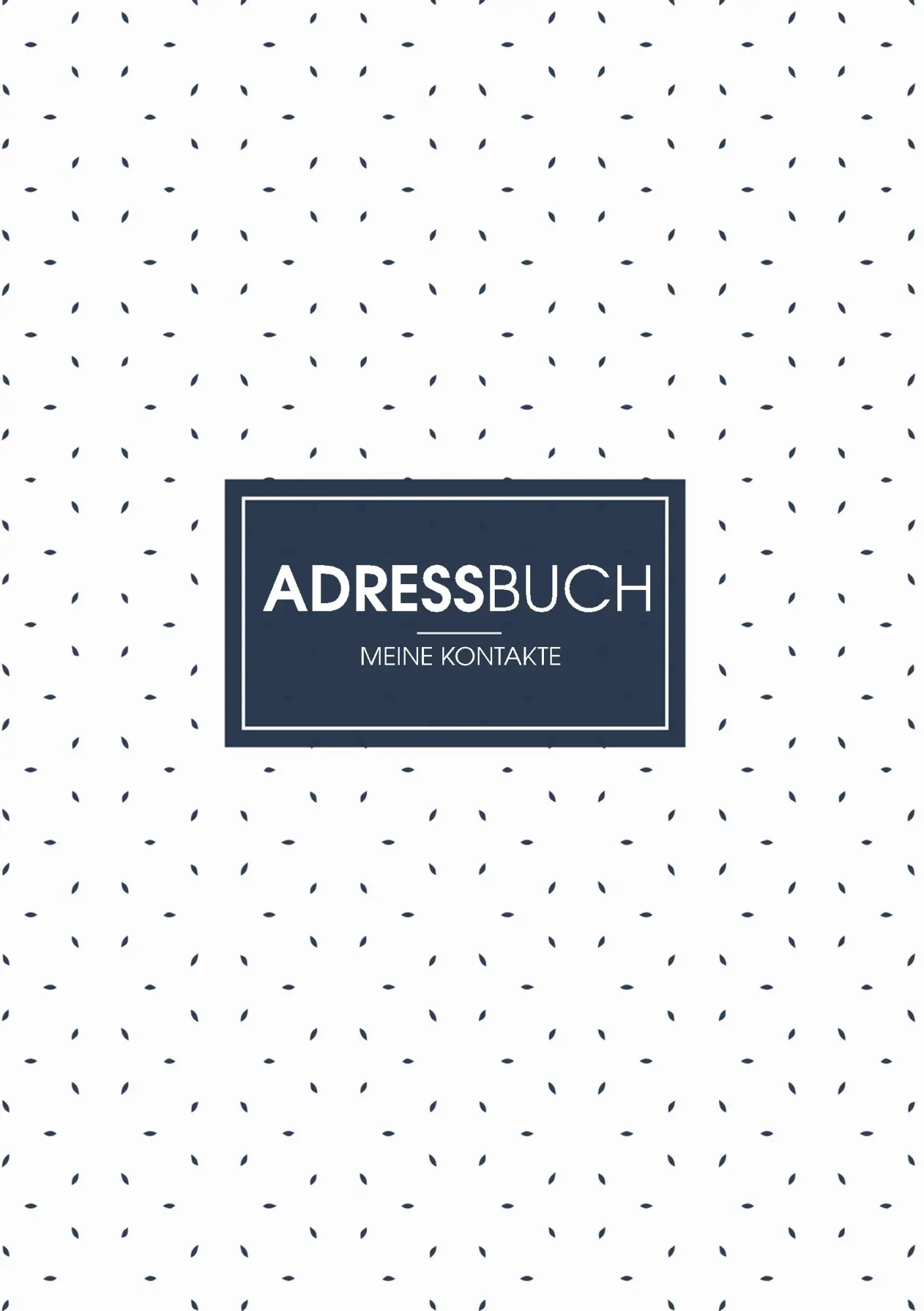 Cover: 9783748102694 | Adressbuch - Dein Organisierer für Adressen und Kontakte | Ben Kreus