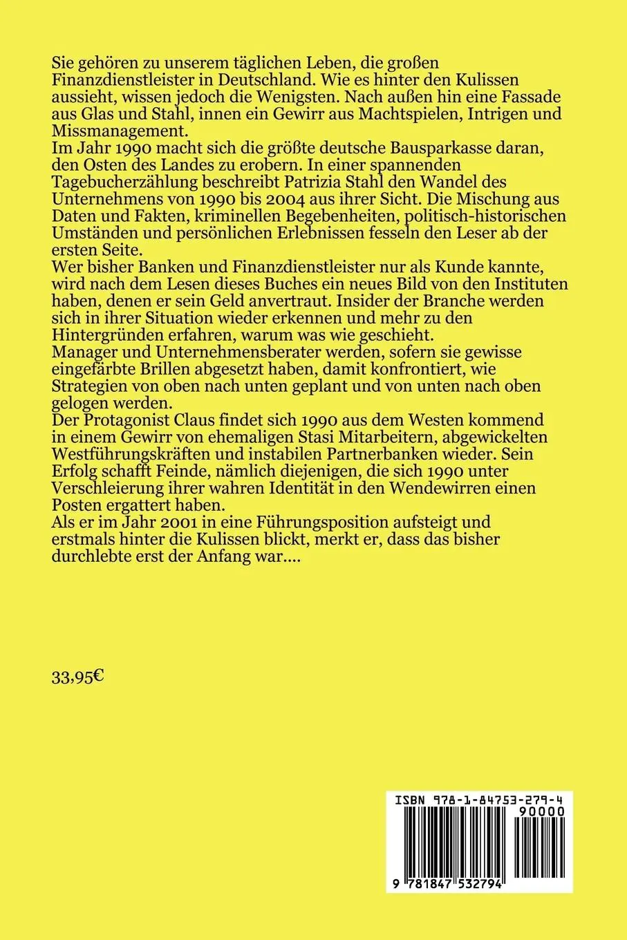 Rückseite: 9781847532794 | Hinter den roten Steinen | Patrizia Stahl | Taschenbuch | Englisch