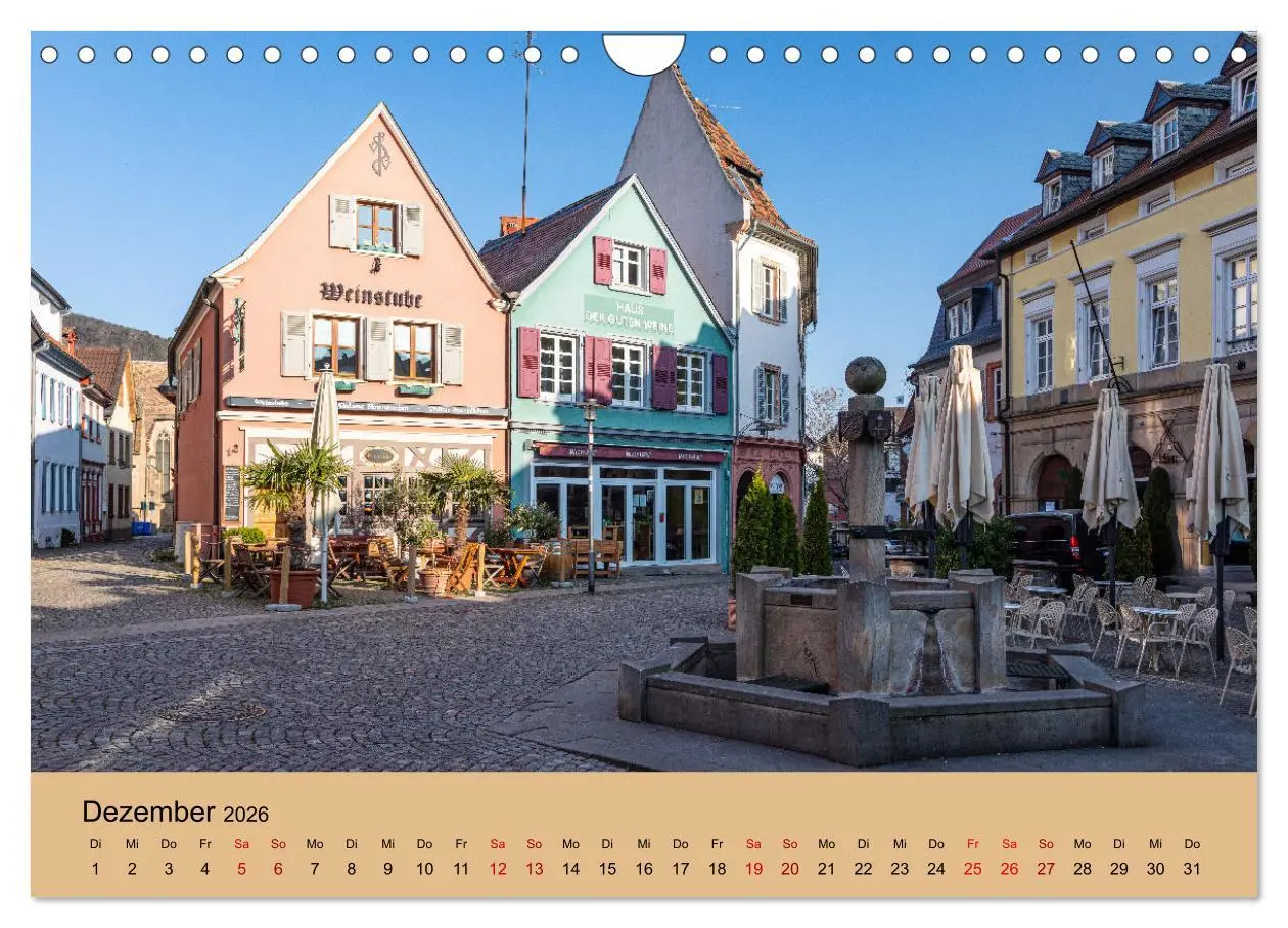 Bild: 9783457722794 | Bad Dürkheimer Ansichten (Wandkalender 2026 DIN A4 quer), CALVENDO...