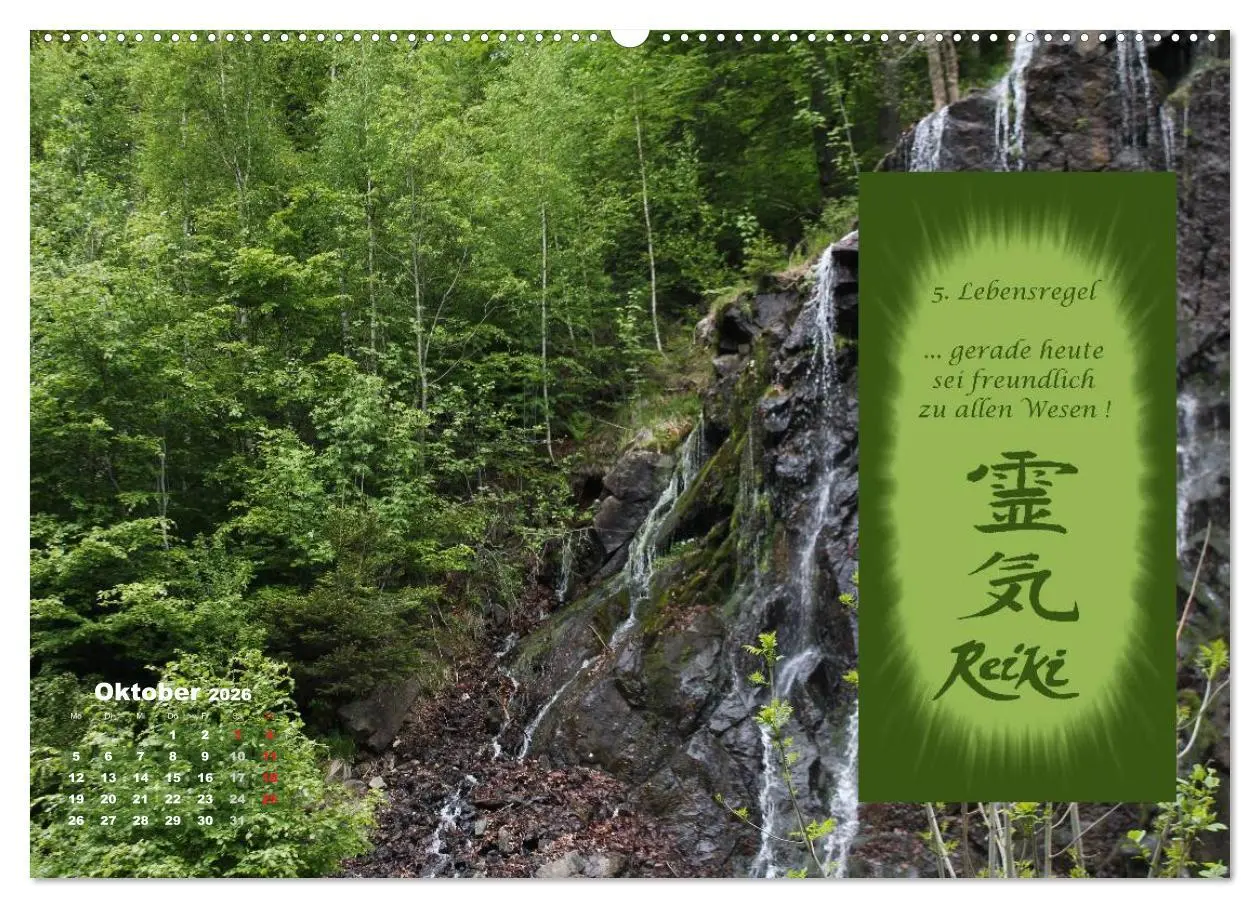 Bild: 9783516052794 | REIKI - Chakrameditation (Wandkalender 2026 DIN A2 quer), CALVENDO...