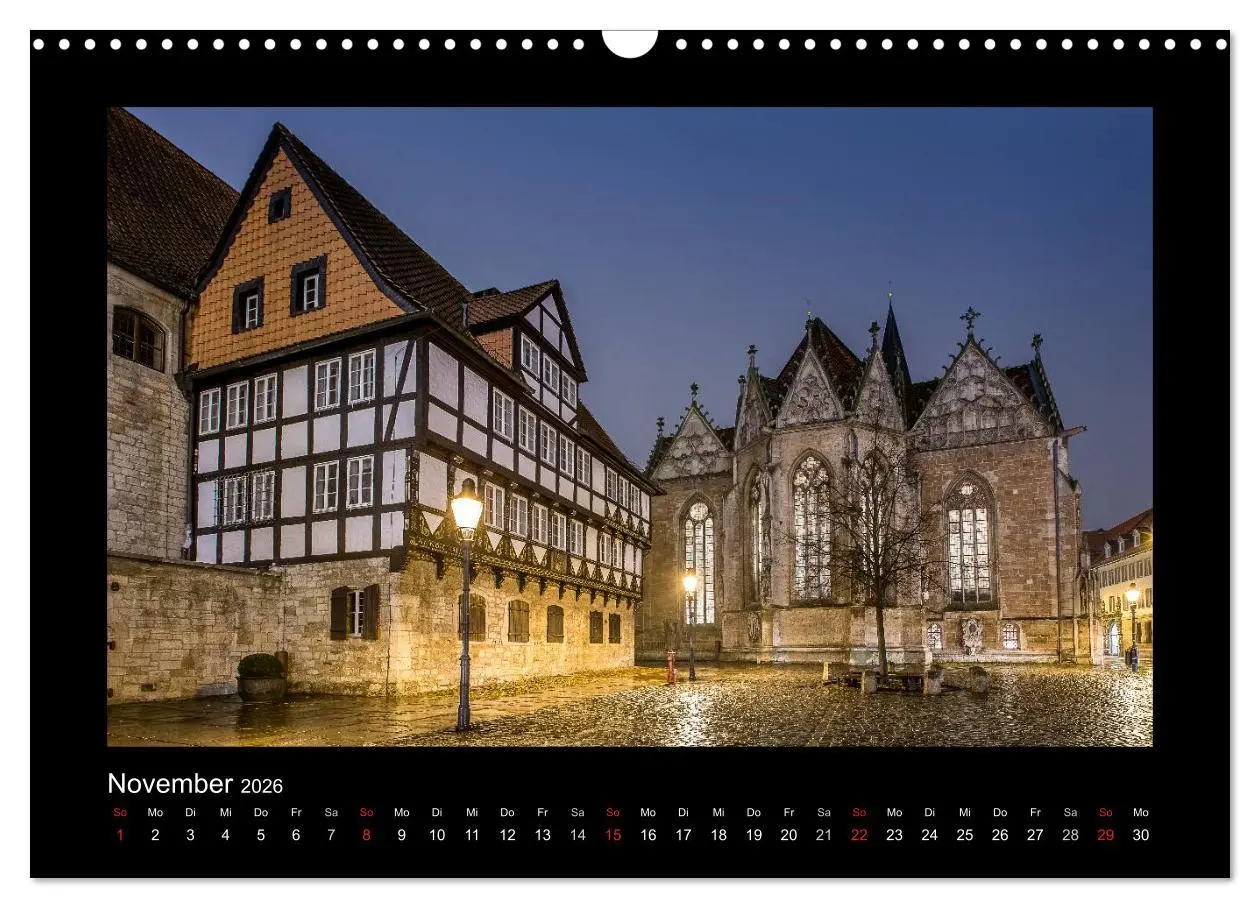 Bild: 9783516122794 | BRAUNSCHWEIG - Abendliche Impressionen (Wandkalender 2026 DIN A3...