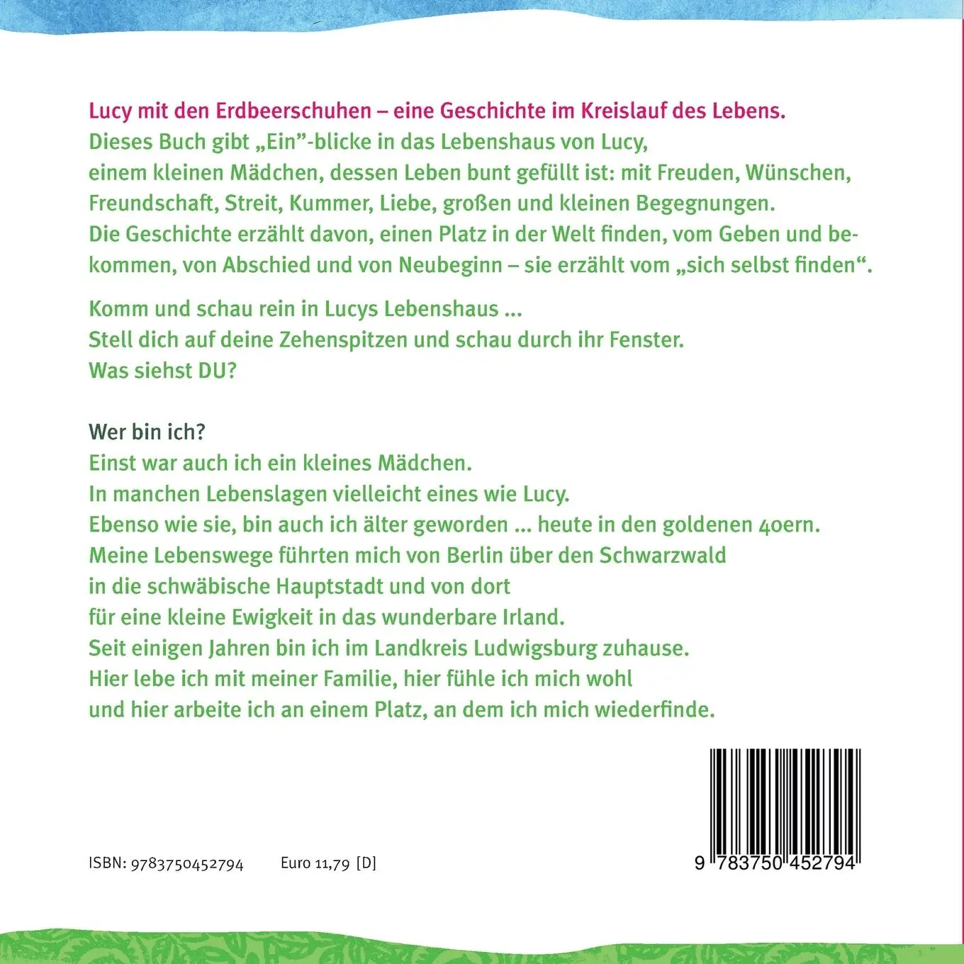 Rückseite: 9783750452794 | Lucy mit den Erdbeerschuhen | Mandy Schubert | Taschenbuch | 36 S.
