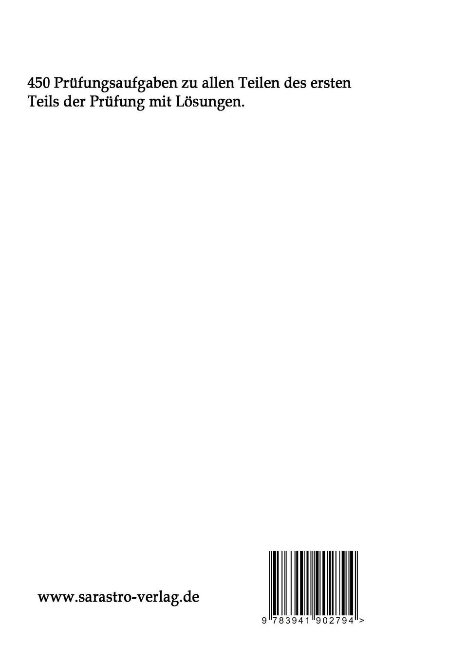 Rückseite: 9783941902794 | Fachwirt im Sozial- und Gesundheitswesen - 450 Prüfungsaufgaben | Gmbh