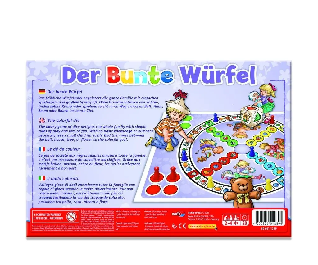 Bild: 4000826012894 | Der bunte Würfel | Spiel | 606011289 | Deutsch | 2014