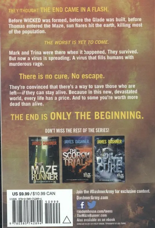 Rückseite: 9780385742894 | Maze Runner Prequel: The Kill Order | James Dashner | Taschenbuch