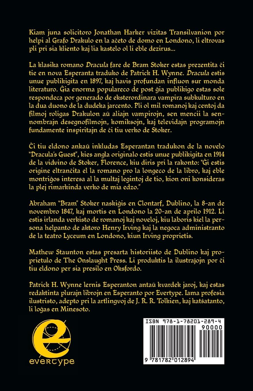 Rückseite: 9781782012894 | Drakulo kaj La Gasto de Drakulo | Bram Stoker | Taschenbuch | 2021