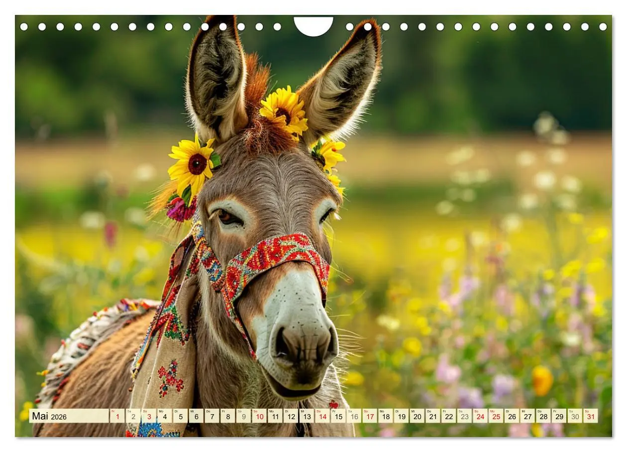 Bild: 9783457332894 | Esel mit Hut! Blumige Eleganz für ein modisches Märchen...