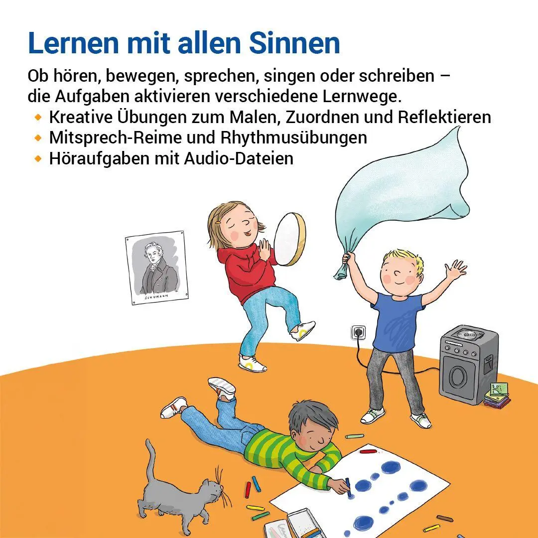 Bild: 9783619172894 | Das Übungsheft Musik 1/2 | Klänge, Instrumente, Werke | Wolfgang Junge