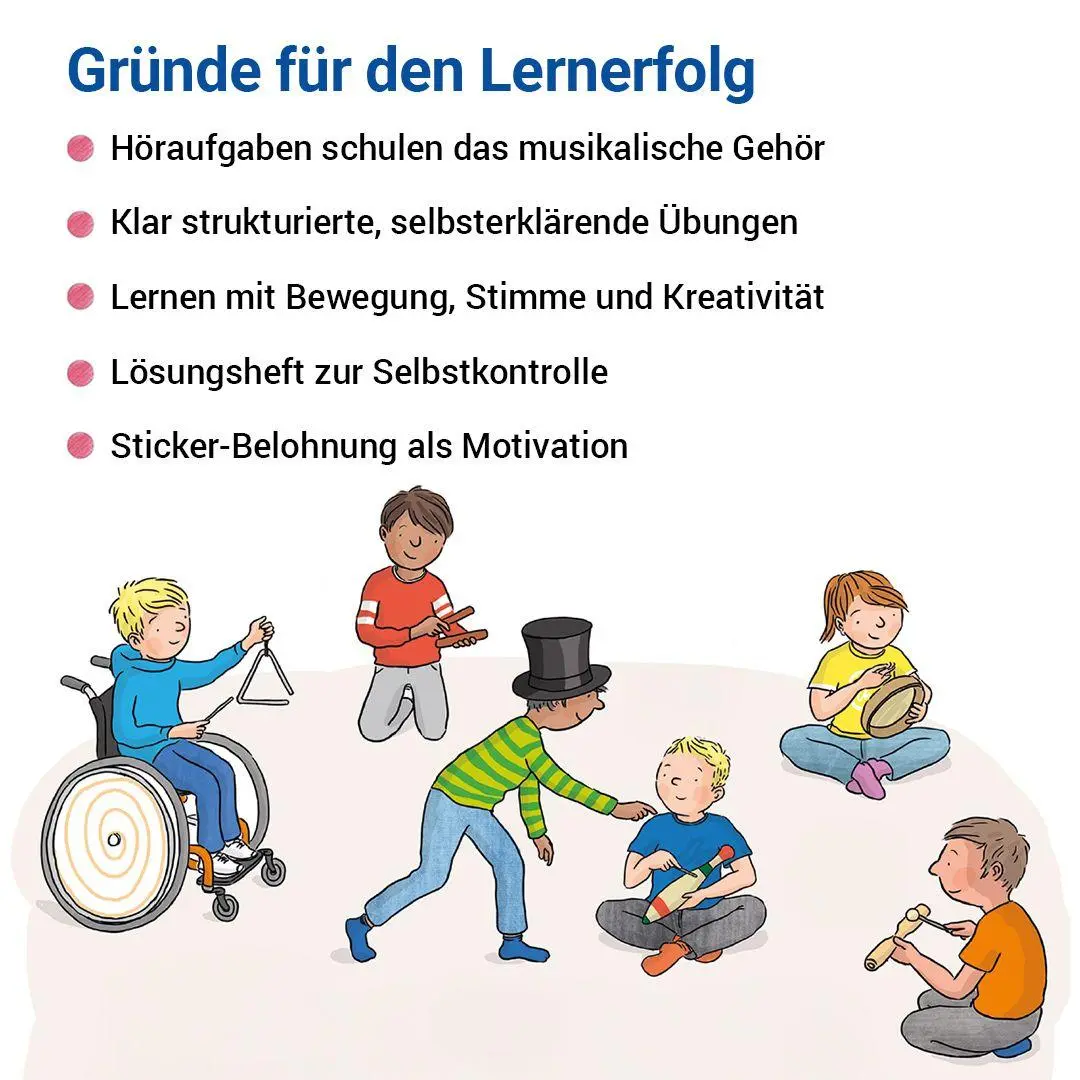 Bild: 9783619172894 | Das Übungsheft Musik 1/2 | Klänge, Instrumente, Werke | Wolfgang Junge