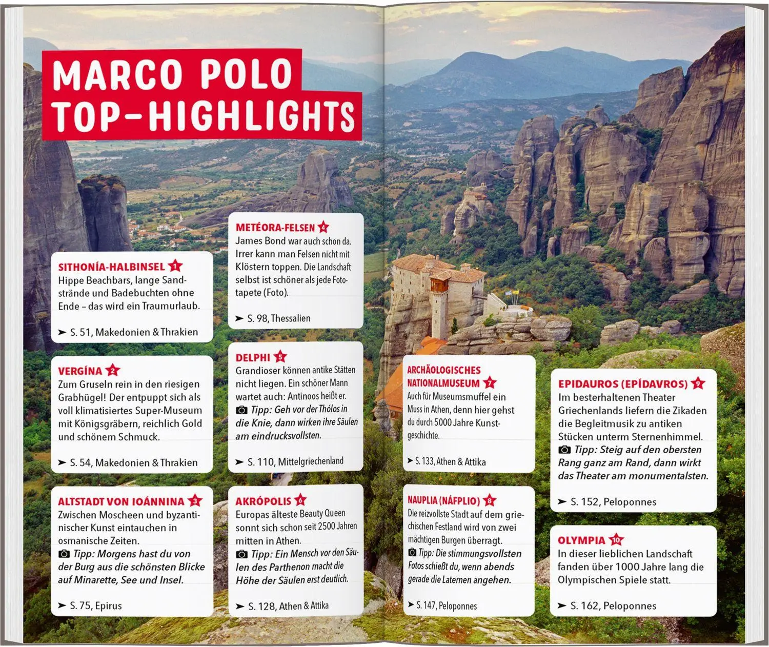 Bild: 9783829742894 | MARCO POLO Reiseführer Griechenland Festland | Klaus Bötig (u. a.)