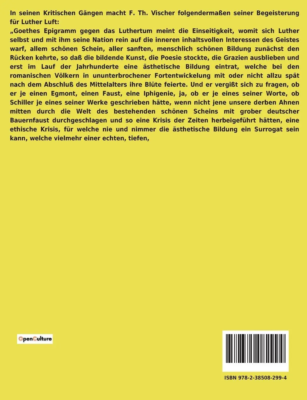 Rückseite: 9782385082994 | Luthers Glaube | Ricarda Huch | Taschenbuch | Paperback | 182 S.
