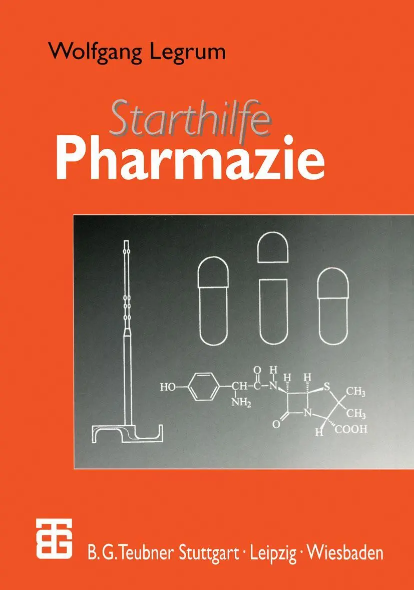 Cover: 9783519002994 | Starthilfe Pharmazie | Wolfgang Legrum | Taschenbuch | 108 S. | 2000