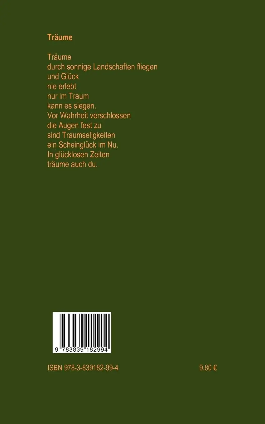 Rückseite: 9783839182994 | Lebenslieder | Gedichte | Nikolajew Reni | Taschenbuch | 72 S. | 2010