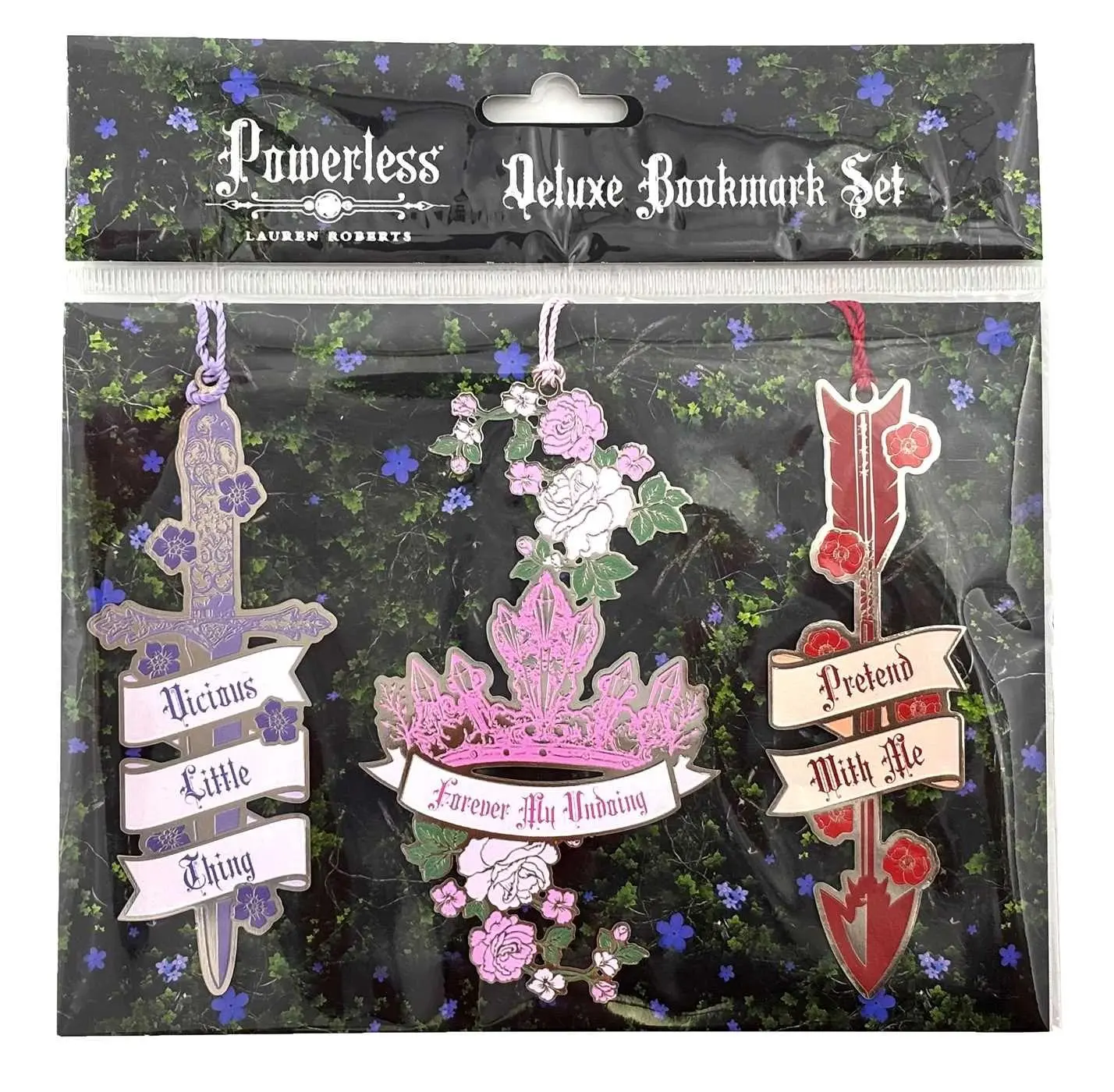 Cover: 9798337402994 | Lauren Roberts: Powerless Trilogy Deluxe Bookmark Set (Set of 3)