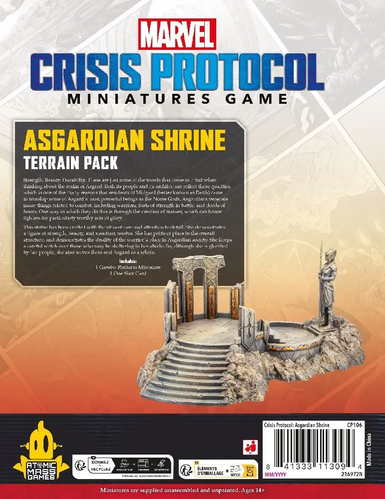 Bild: 841333113094 | Marvel: Crisis Protocol - Asgardian Shrine Terrain Pack (Erweiterung)