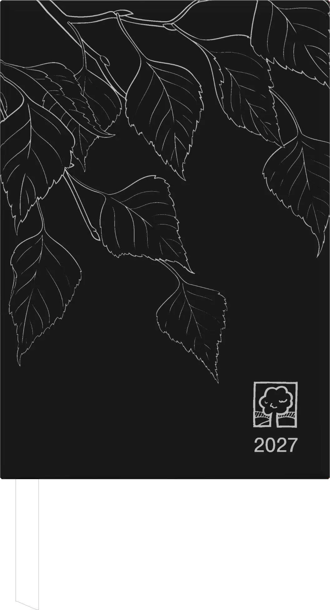 Cover: 4069095013094 | Buchkalender 1T/1S anthrazit Blauer Engel 2027 | KG | Buch | 392 S.