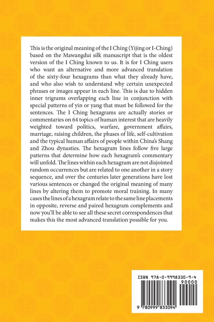Rückseite: 9780999833094 | The I Ching Revealed | Bill Bodri | Taschenbuch | Englisch | 2023