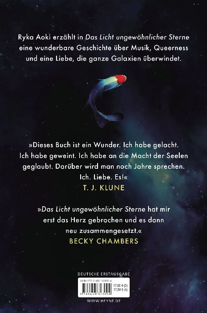 Bild: 9783453323094 | Das Licht ungewöhnlicher Sterne | Roman | Ryka Aoki | Taschenbuch