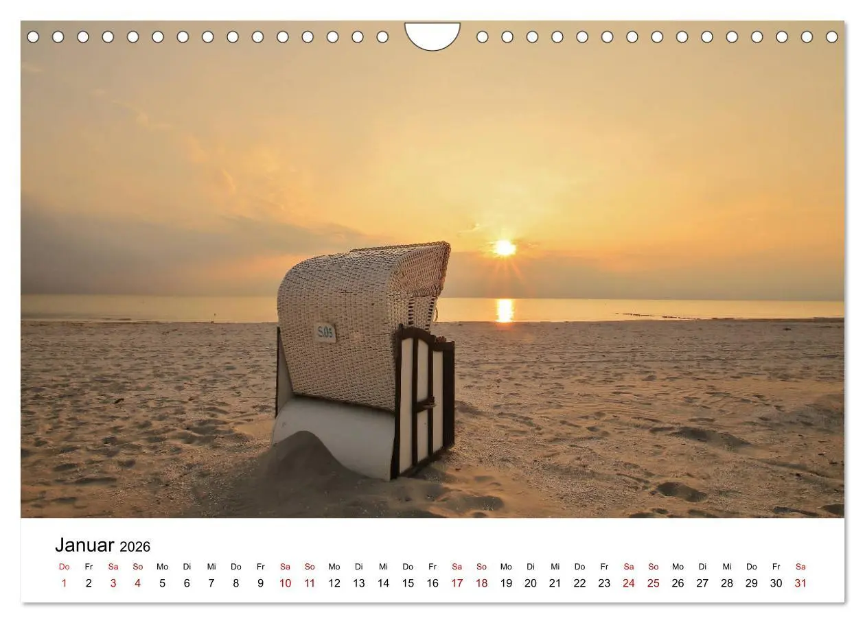 Bild: 9783457903094 | Ein Tag auf der Insel Hiddensee (Wandkalender 2026 DIN A4 quer),...