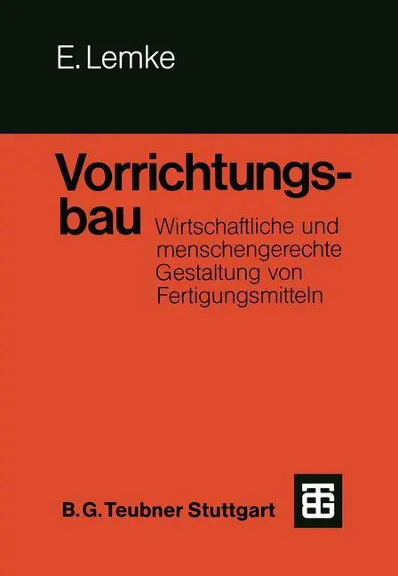 Cover: 9783519063094 | Vorrichtungsbau | Erwin Lemke | Taschenbuch | Paperback | 128 S.