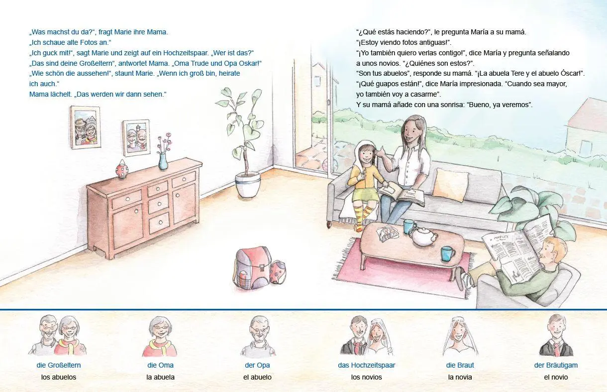 Bild: 9783695053094 | Meine Familie (Deutsch-Spanisch) | Zweisprachiges Kinderbuch | Fischer