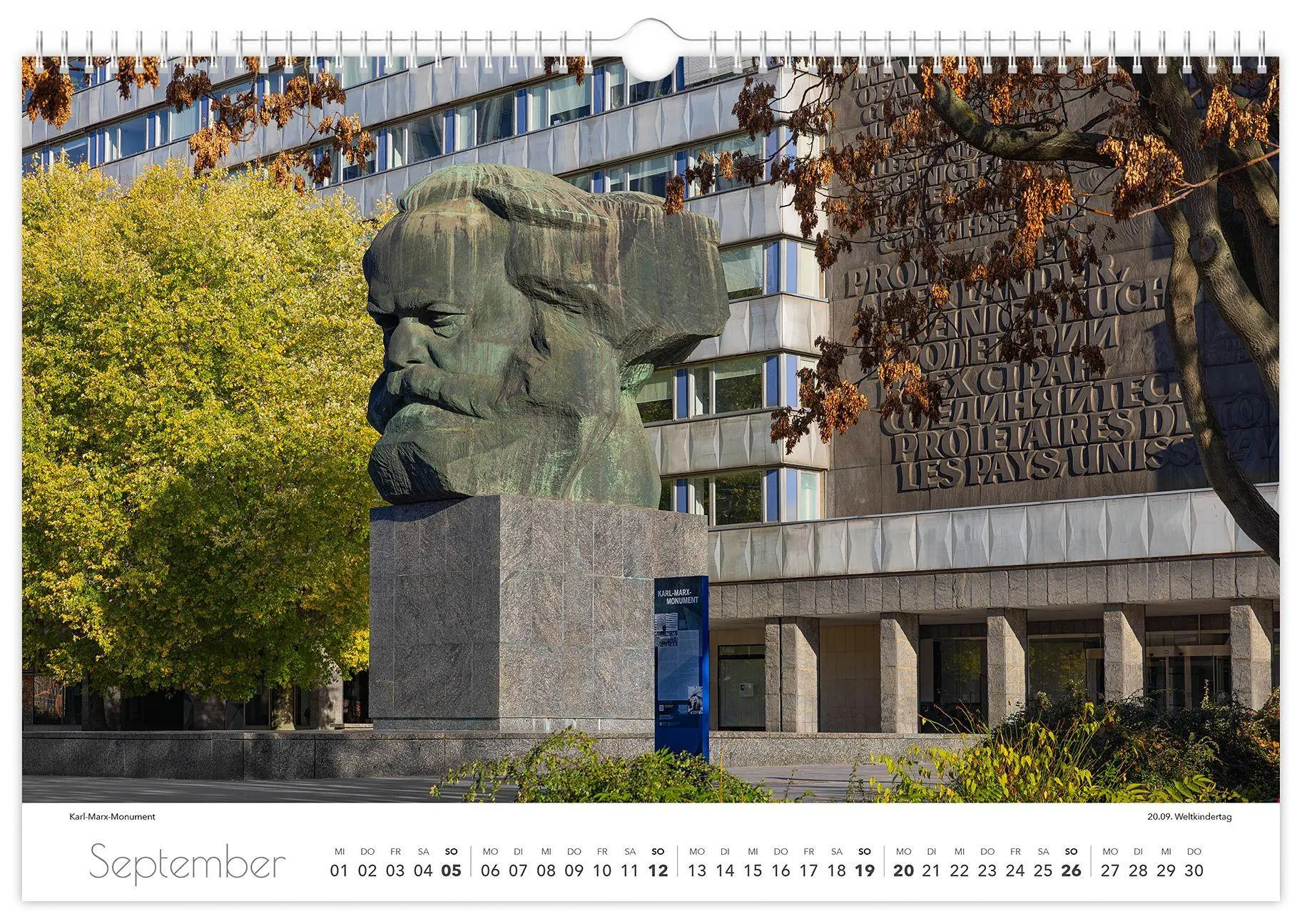 Bild: 9783912303094 | Kalender Chemnitz 2027 | 45 x 30 cm weißes Kalendarium | Schubert