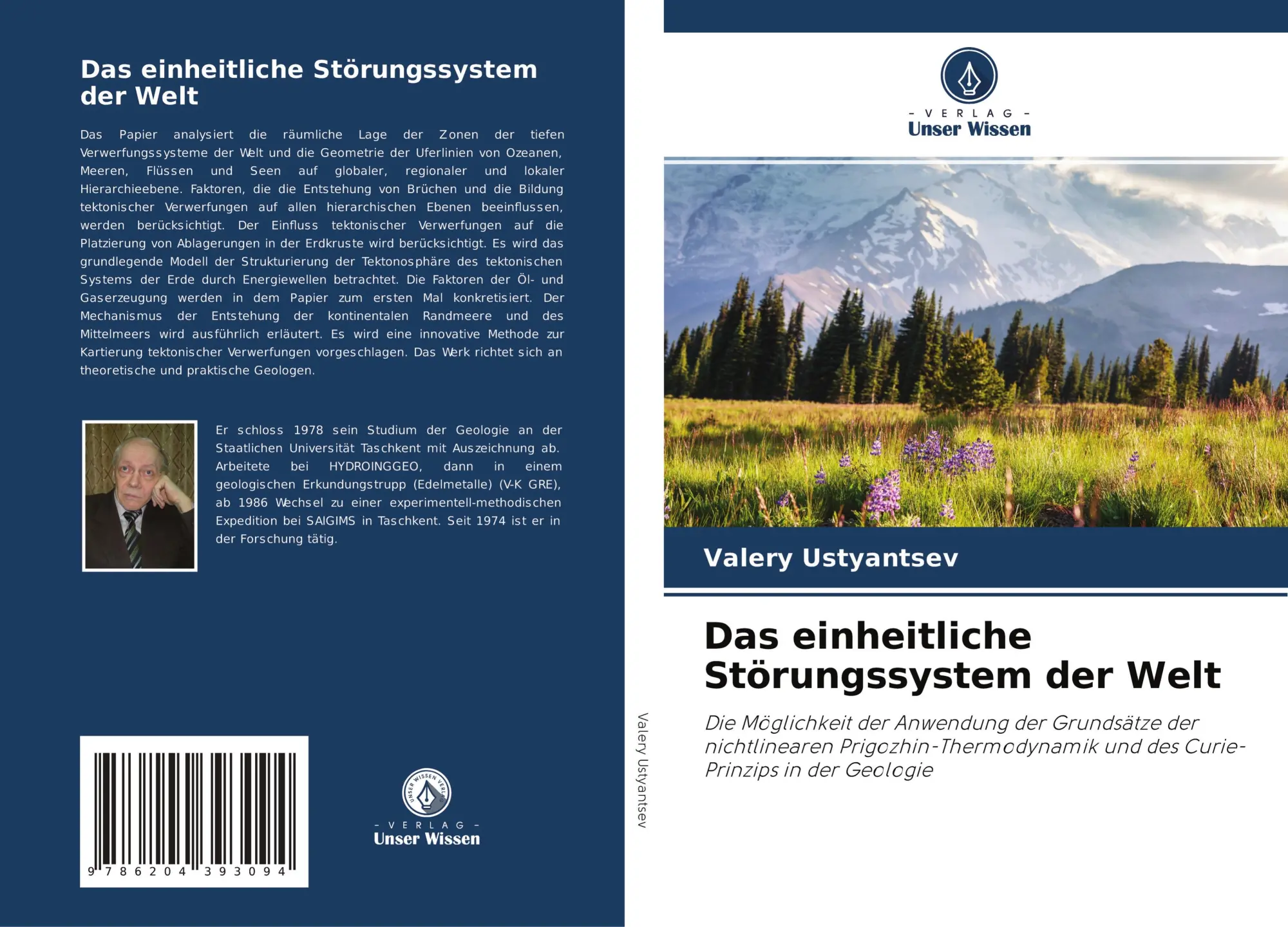 Cover: 9786204393094 | Das einheitliche Störungssystem der Welt | Valery Ustyantsev | Buch