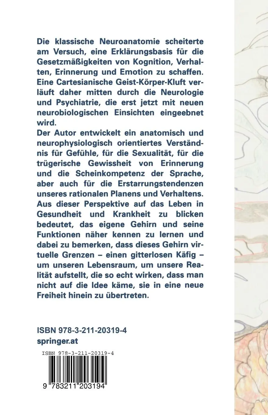 Rückseite: 9783211203194 | Der gitterlose Käfig | Wie unser Gehirn die Realität erschafft | Buch