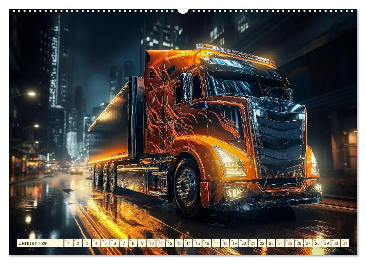 Bild: 9783457513194 | Truck Fantasien (hochwertiger Premium Wandkalender 2026 DIN A2...