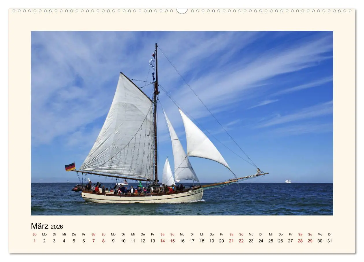 Bild: 9783457823194 | Unter vollen Segeln Traditionssegler auf der Ostsee (Wandkalender...