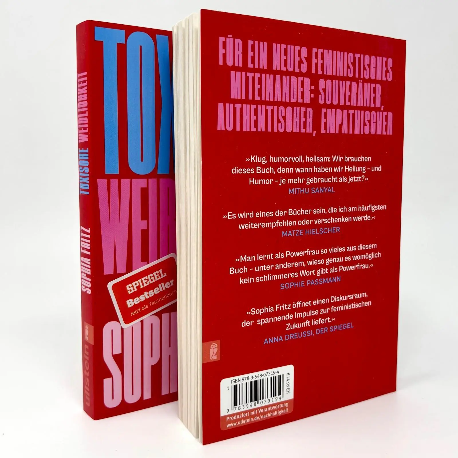 Bild: 9783548073194 | Toxische Weiblichkeit | Sophia Fritz | Taschenbuch | 192 S. | Deutsch