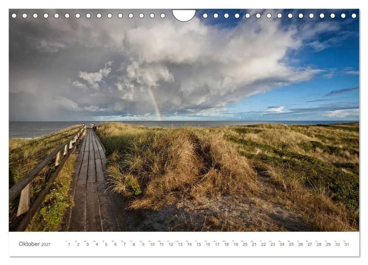 Bild: 9783594133194 | Stege &amp; Wege auf Sylt (Wandkalender 2027 DIN A4 quer), CALVENDO...