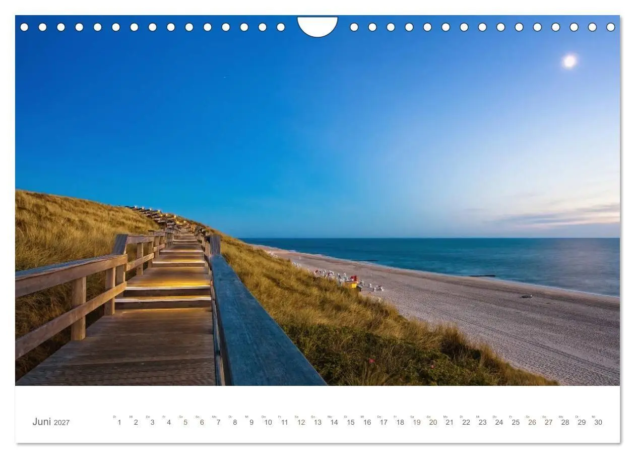Bild: 9783594133194 | Stege &amp; Wege auf Sylt (Wandkalender 2027 DIN A4 quer), CALVENDO...