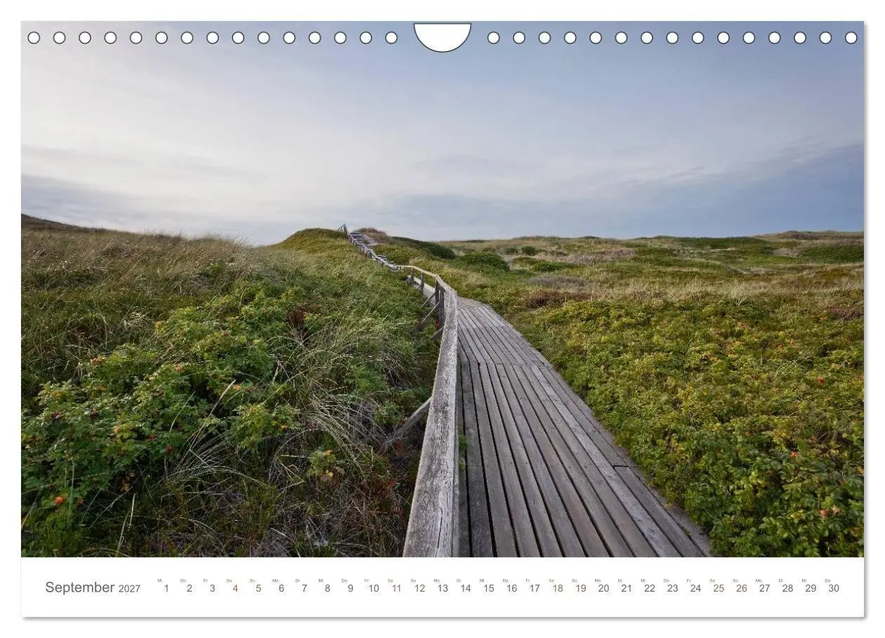 Bild: 9783594133194 | Stege &amp; Wege auf Sylt (Wandkalender 2027 DIN A4 quer), CALVENDO...
